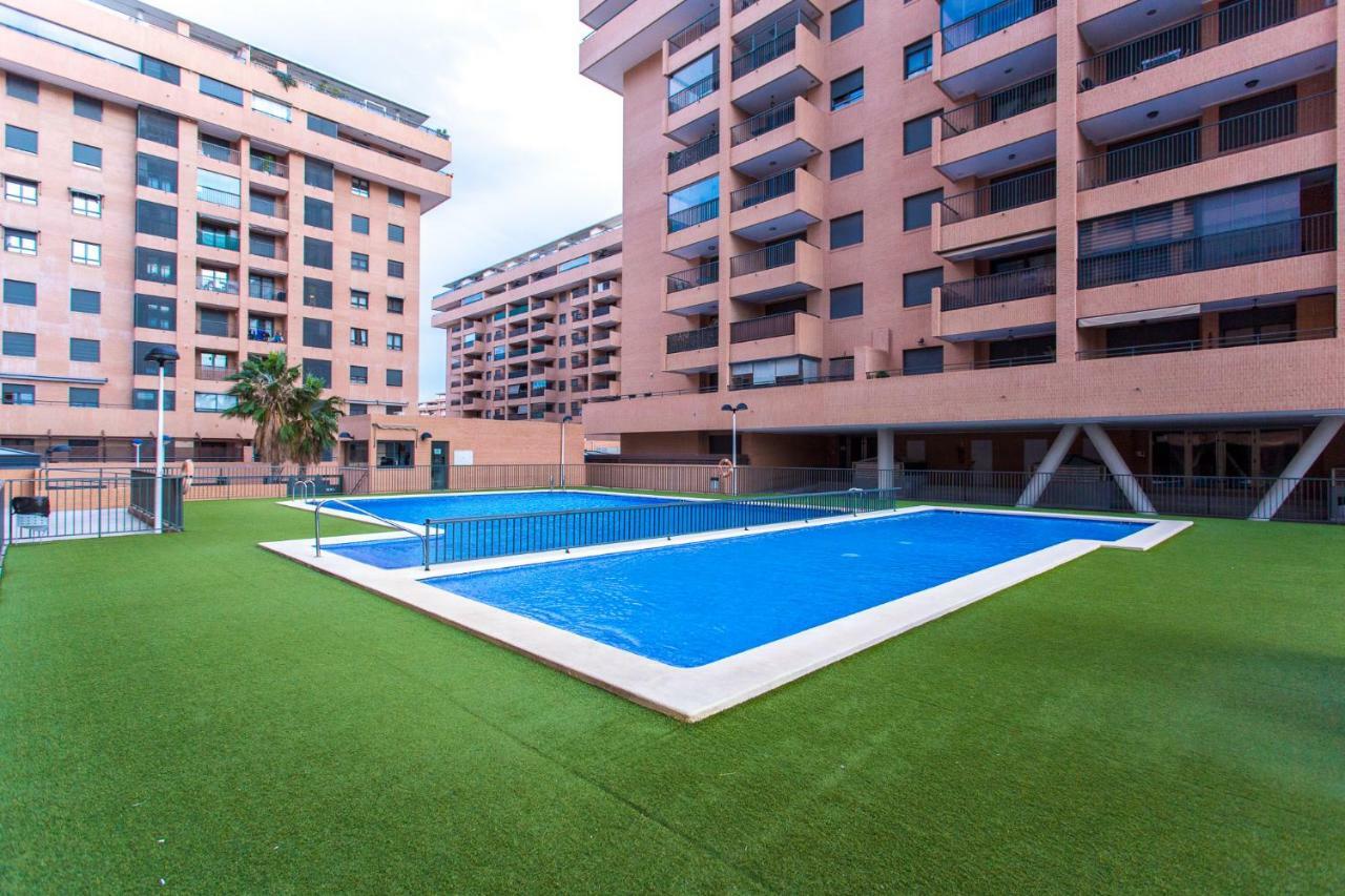Apartment On The Beach,Pool,Wifi,Garage,발렌시아 외부 사진