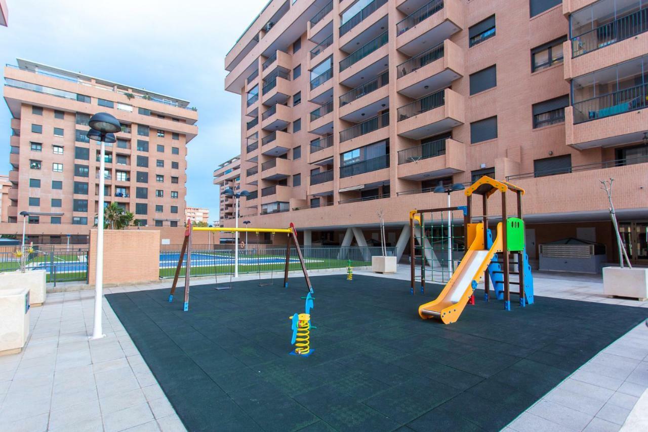 Apartment On The Beach,Pool,Wifi,Garage,발렌시아 외부 사진